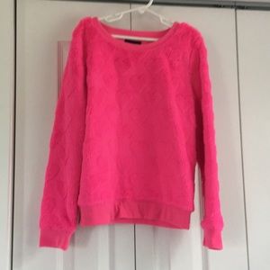 Girls pink sweater